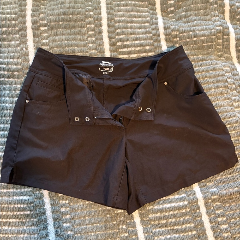 Slazenger Women's Black Cargo Shorts